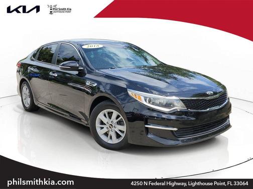 Ebony Black 2018 Kia Optima LX