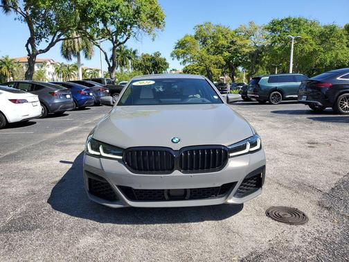 Bernina Grey Amber Effect Metallic 2021 BMW M550 i Xdrive