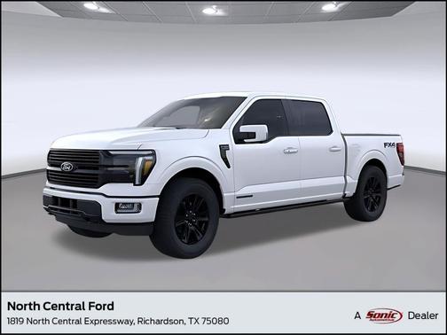 Star White Metallic Tri-Coat 2025 Ford F-150 Platinum