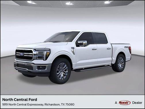 Star White Metallic Tri-Coat 2025 Ford F-150 Lariat Truck