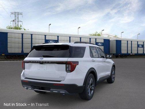 Space White Metallic 2026 Ford Explorer Active