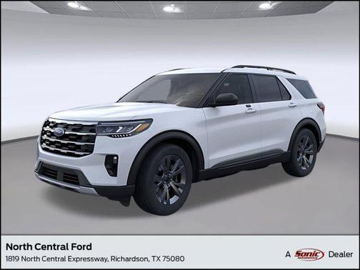 Space White Metallic 2026 Ford Explorer Active