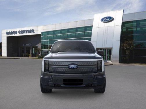 Agate Black Metallic 2025 Ford F-150 Lightning Flash