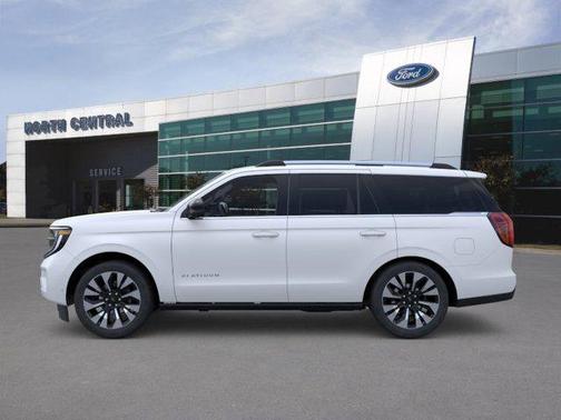 Star White Metallic Tri-Coat 2025 Ford Expedition Platinum