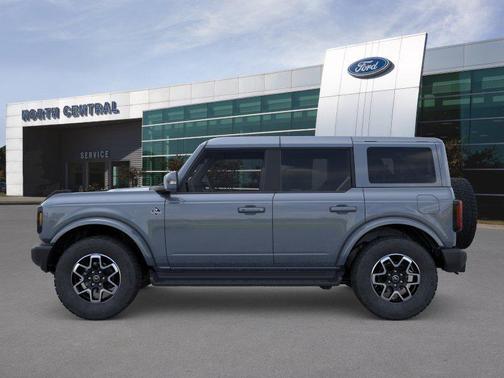 Azure Gray Metallic Tri-Coat 2025 Ford Bronco Outer Banks