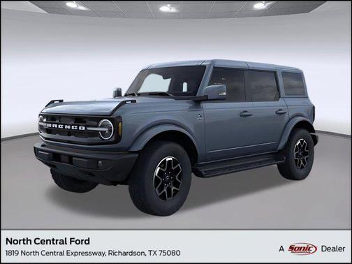 Azure Gray Metallic Tri-Coat 2025 Ford Bronco Outer Banks SUV