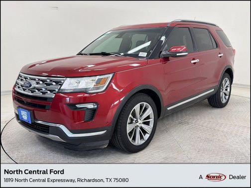 Red 2018 Ford Explorer Limited