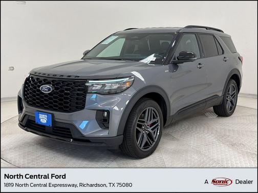 Agate Black Metallic 2025 Ford Explorer ST-Line