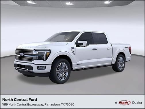Star White Metallic Tri-Coat 2025 Ford F-150 Platinum Truck