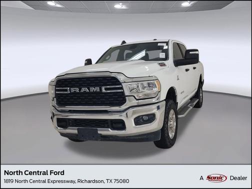 Bright White Clearcoat 2024 RAM 2500 Big Horn Crew Cab 4x4 6'4' Box