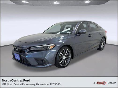 Sonic Gray Pearl 2023 Honda Civic Touring