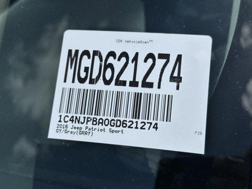 2016 Jeep Patriot Sport