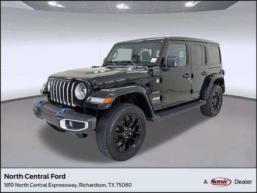 Black Clearcoat 2023 Jeep Wrangler 4xe Sahara