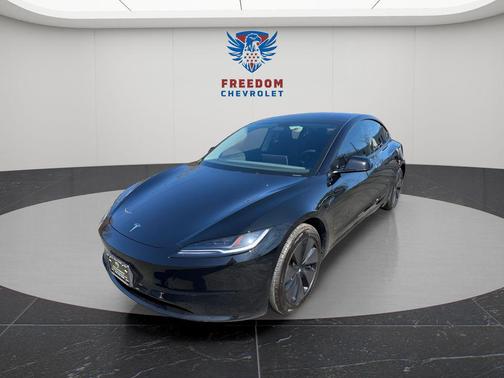 Solid Black 2024 Tesla Model 3 Long Range