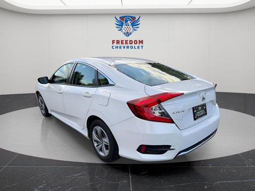 Platinum White Pearl 2020 Honda Civic LX