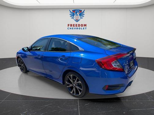 Aegean Blue Metallic 2020 Honda Civic Sport