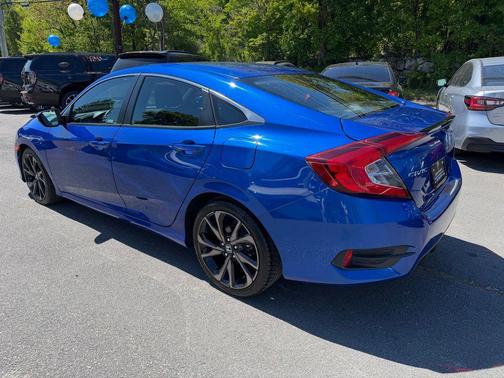 Aegean Blue Metallic 2020 Honda Civic Sport