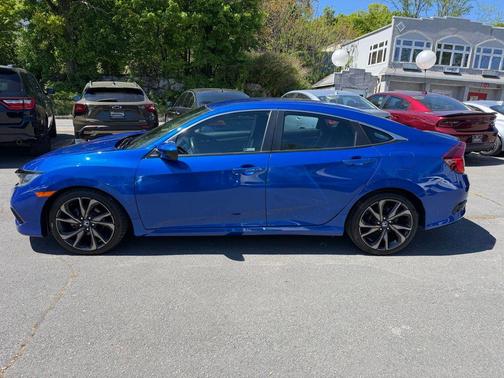 Aegean Blue Metallic 2020 Honda Civic Sport