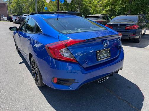 Aegean Blue Metallic 2020 Honda Civic Sport