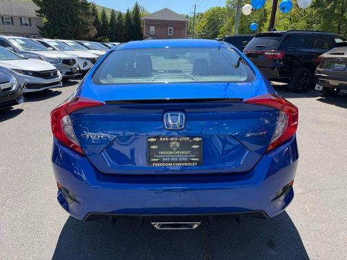 Aegean Blue Metallic 2020 Honda Civic Sport