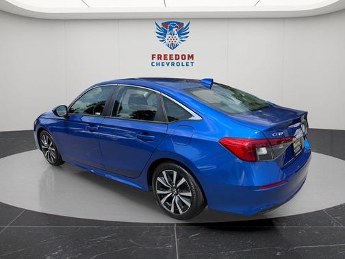 Aegean Blue Metallic 2022 Honda Civic EX