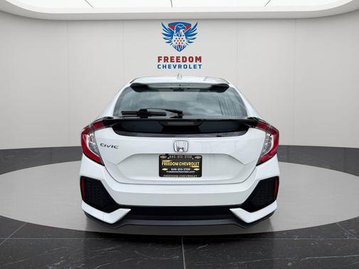 White 2019 Honda Civic EX