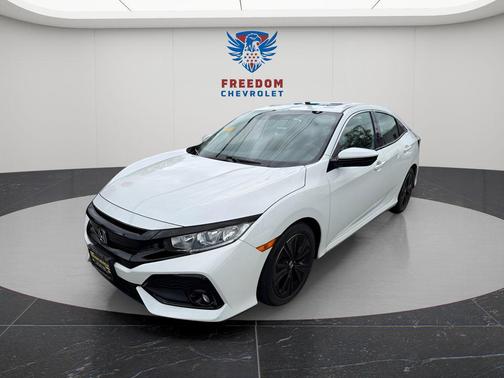 White 2019 Honda Civic EX