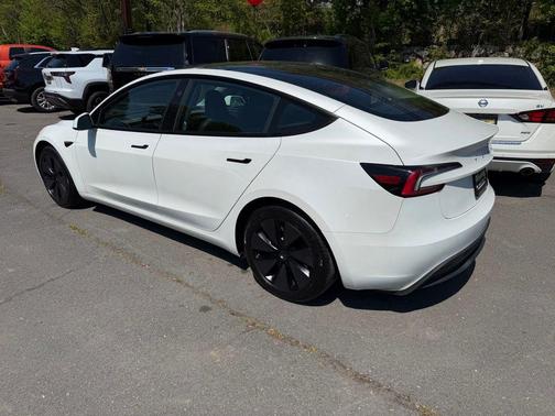 Pearl White Multi-Coat 2025 Tesla Model 3 Long Range