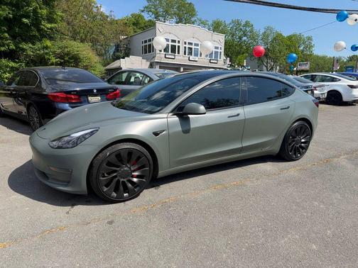 Gray 2023 Tesla Model 3 Performance