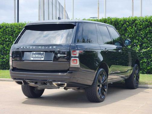 Santorini Black 2021 Land Rover Range Rover SVAutobiography Dyn Black
