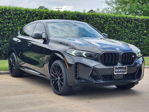 Black Sapphire Metallic 2025 BMW X6 M60i