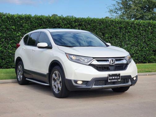 White Diamond Pearl 2018 Honda CR-V EX-L