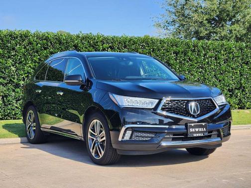 Crystal Black Pearl 2017 Acura MDX 3.5L w/Advance Package