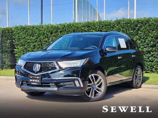 Crystal Black Pearl 2017 Acura MDX 3.5L w/Advance Package