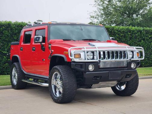 Victory Red 2005 Hummer H2 SUT