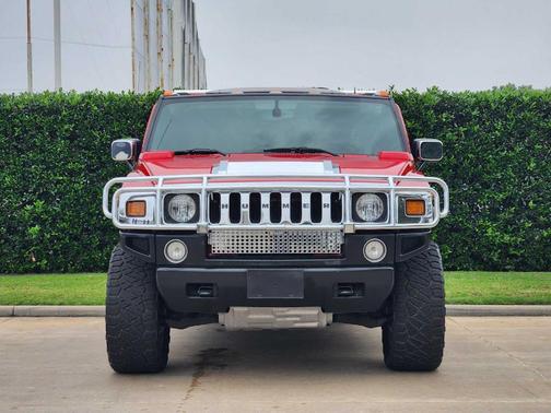 Victory Red 2005 Hummer H2 SUT