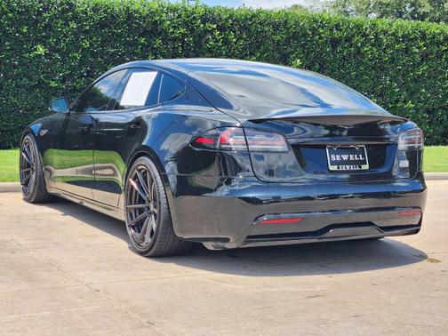 Silver 2022 Tesla Model S Plaid