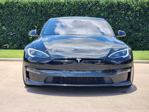 Silver 2022 Tesla Model S Plaid