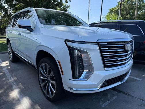 Crystal White Tri-Coat 2025 Cadillac Escalade Premium Luxury Platinum