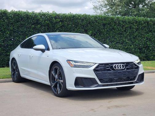Glacier White Metallic 2025 Audi A7 55 Premium