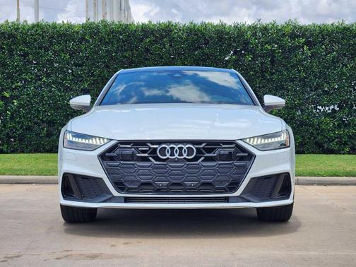 Glacier White Metallic 2025 Audi A7 55 Premium