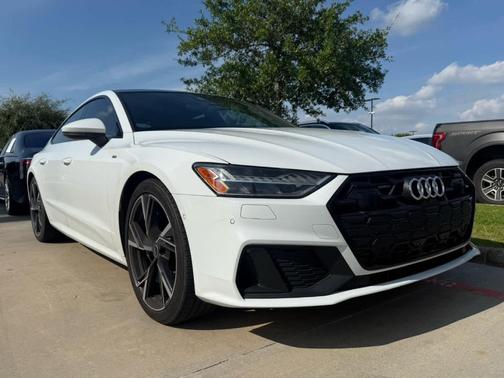 Glacier White Metallic 2025 Audi A7 55 Premium