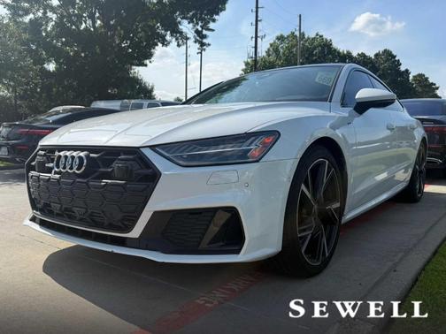 Glacier White Metallic 2025 Audi A7 55 Premium
