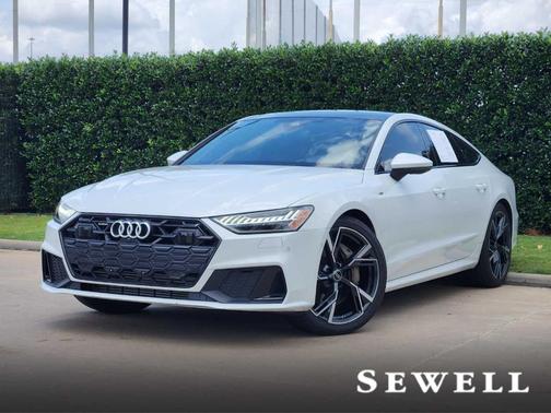 Glacier White Metallic 2025 Audi A7 55 Premium