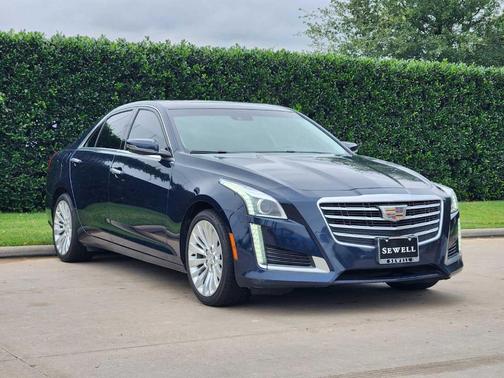 Dark Adriatic Blue Metallic 2017 Cadillac CTS 2.0L Turbo Luxury