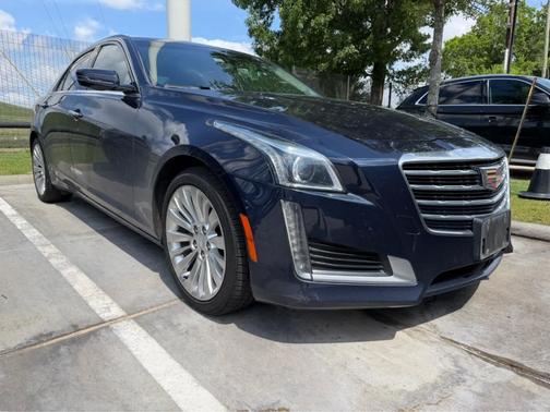 Dark Adriatic Blue Metallic 2017 Cadillac CTS 2.0L Turbo Luxury