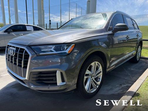 Samurai Gray Metallic 2021 Audi Q7 45 Premium Plus