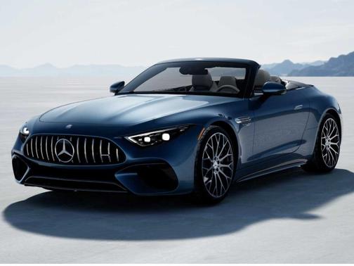 Quartz Blue Metallic 2026 Mercedes-Benz AMG SL 55 Base