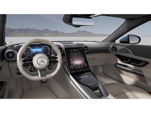 Quartz Blue Metallic 2026 Mercedes-Benz AMG SL 55 Base