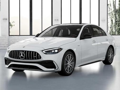 Polar White 2026 Mercedes-Benz AMG C 43 Base 4MATIC